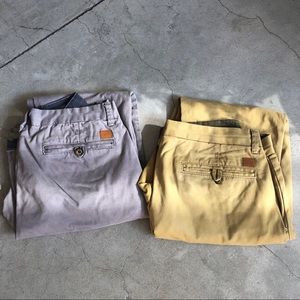 2 pairs of Jachs Chino Size 32 Men (very good )
